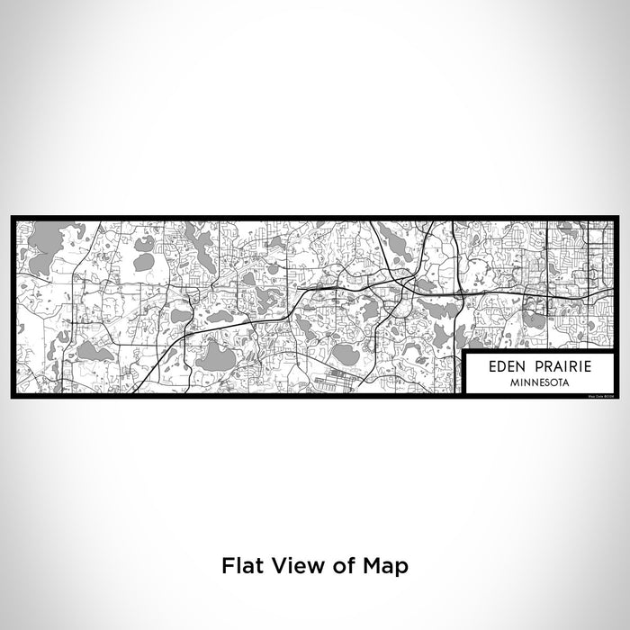 Flat View of Map Custom Eden Prairie Minnesota Map Enamel Mug in Classic