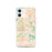 Custom Eden Prairie Minnesota Map iPhone 12 Phone Case in Watercolor