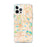 Custom Eden Prairie Minnesota Map iPhone 12 Pro Max Phone Case in Watercolor