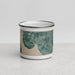 Front View Custom Edenton North Carolina Map Enamel Mug in Afternoon