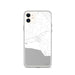 Custom iPhone 11 Edenton North Carolina Map Phone Case in Classic