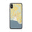 Custom iPhone X/XS Edenton North Carolina Map Phone Case in Woodblock