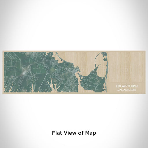 Flat View of Map Custom Edgartown Massachusetts Map Enamel Mug in Afternoon