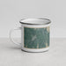 Left View Custom Edgartown Massachusetts Map Enamel Mug in Afternoon