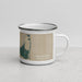 Right View Custom Edgartown Massachusetts Map Enamel Mug in Afternoon