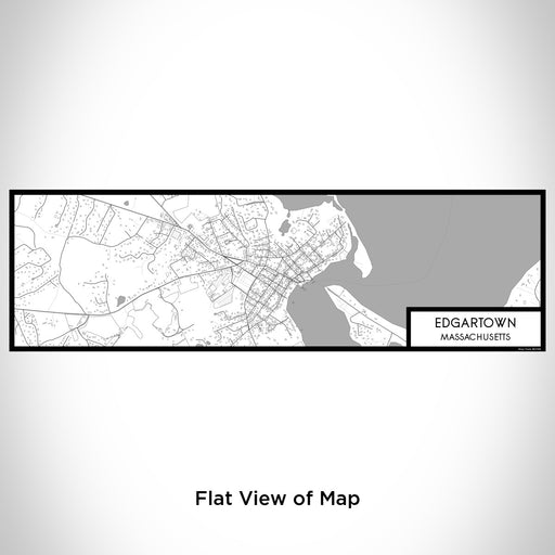 Flat View of Map Custom Edgartown Massachusetts Map Enamel Mug in Classic