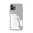 Custom iPhone 11 Pro Edgartown Massachusetts Map Phone Case in Classic