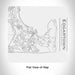 Rendered View of Edgartown Massachusetts Map Engraving on 17oz Stainless Steel Insulated Tumbler in White