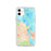 Custom iPhone 11 Edgartown Massachusetts Map Phone Case in Watercolor