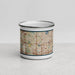 Front View Custom Edina Minnesota Map Enamel Mug in Woodblock