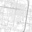 Edinburg Texas Map Print in Classic Style Zoomed In Close Up Showing Details