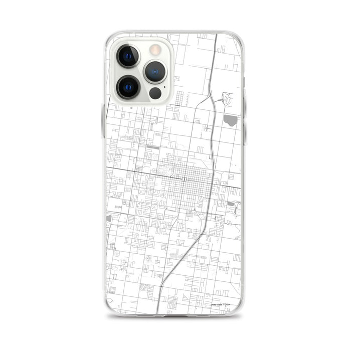 Custom Edinburg Texas Map iPhone 12 Pro Max Phone Case in Classic
