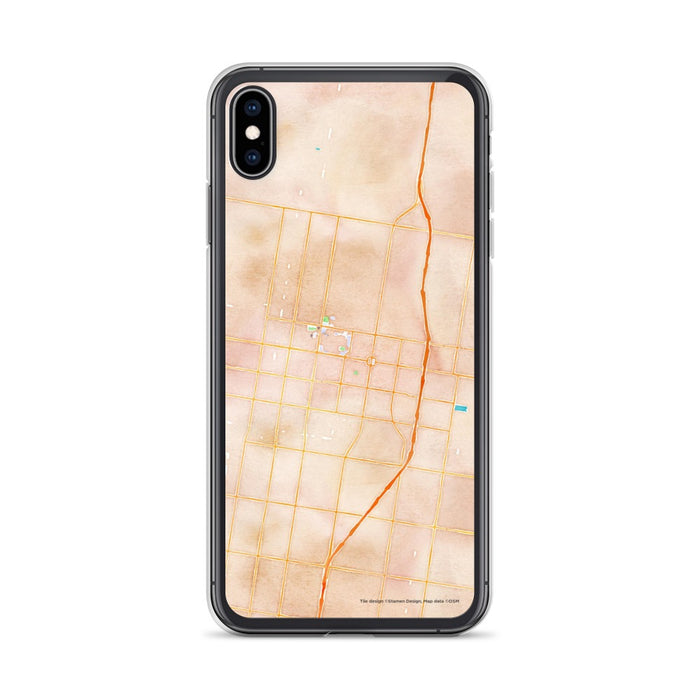 Custom Edinburg Texas Map Phone Case in Watercolor