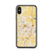 Custom Edinburg Texas Map Phone Case in Woodblock