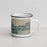 Right View Custom Edinburgh Scotland Map Enamel Mug in Afternoon