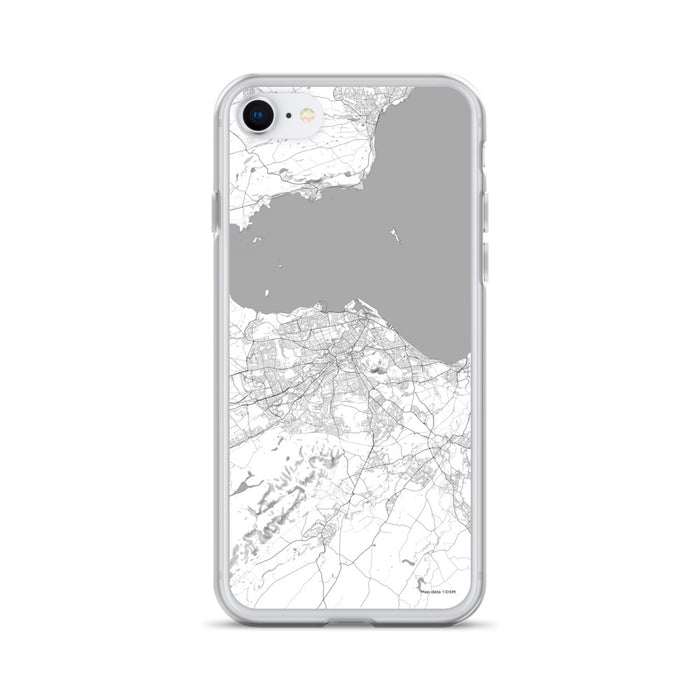 Custom Edinburgh Scotland Map iPhone SE Phone Case in Classic