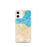 Custom Edinburgh Scotland Map iPhone 12 mini Phone Case in Watercolor