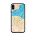 Custom Edinburgh Scotland Map Phone Case in Watercolor