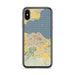 Custom Edinburgh Scotland Map Phone Case in Woodblock
