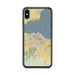 Custom Edinburgh Scotland Map Phone Case in Woodblock