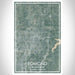 Edmond Oklahoma Map Print Portrait Orientation in Afternoon Style With Shaded Background