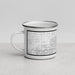 Left View Custom Edmond Oklahoma Map Enamel Mug in Classic