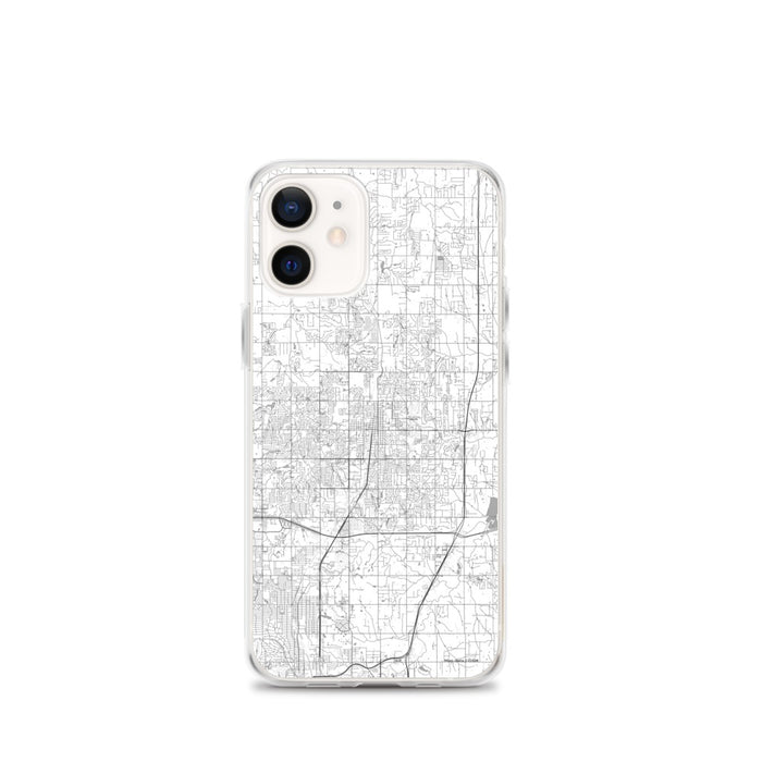 Custom Edmond Oklahoma Map iPhone 12 mini Phone Case in Classic
