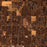 Edmond Oklahoma Map Print in Ember Style Zoomed In Close Up Showing Details