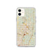 Custom Edmond Oklahoma Map Phone Case in Woodblock