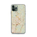 Custom Edmond Oklahoma Map Phone Case in Woodblock