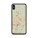 Custom Edmond Oklahoma Map Phone Case in Woodblock