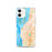Custom iPhone 12 Edmonds Washington Map Phone Case in Watercolor