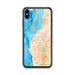 Custom iPhone XS Max Edmonds Washington Map Phone Case in Watercolor