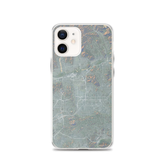 Custom iPhone 12 El Cajon California Map Phone Case in Afternoon