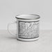 Left View Custom El Cajon California Map Enamel Mug in Classic