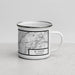 Right View Custom El Cajon California Map Enamel Mug in Classic