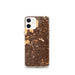 Custom iPhone 12 mini El Cajon California Map Phone Case in Ember