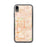 Custom iPhone XR El Cajon California Map Phone Case in Watercolor