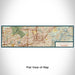 Flat View of Map Custom El Cajon California Map Enamel Mug in Woodblock