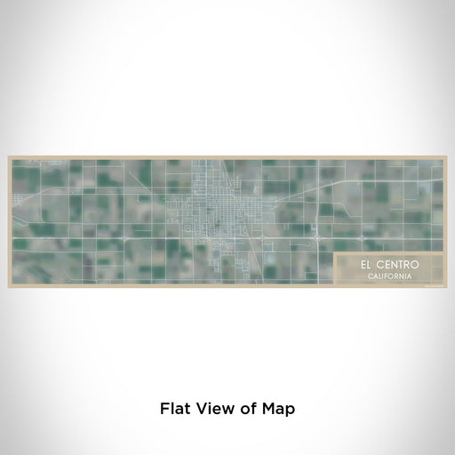 Flat View of Map Custom El Centro California Map Enamel Mug in Afternoon