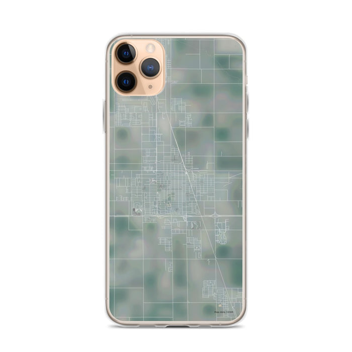 Custom iPhone 11 Pro Max El Centro California Map Phone Case in Afternoon