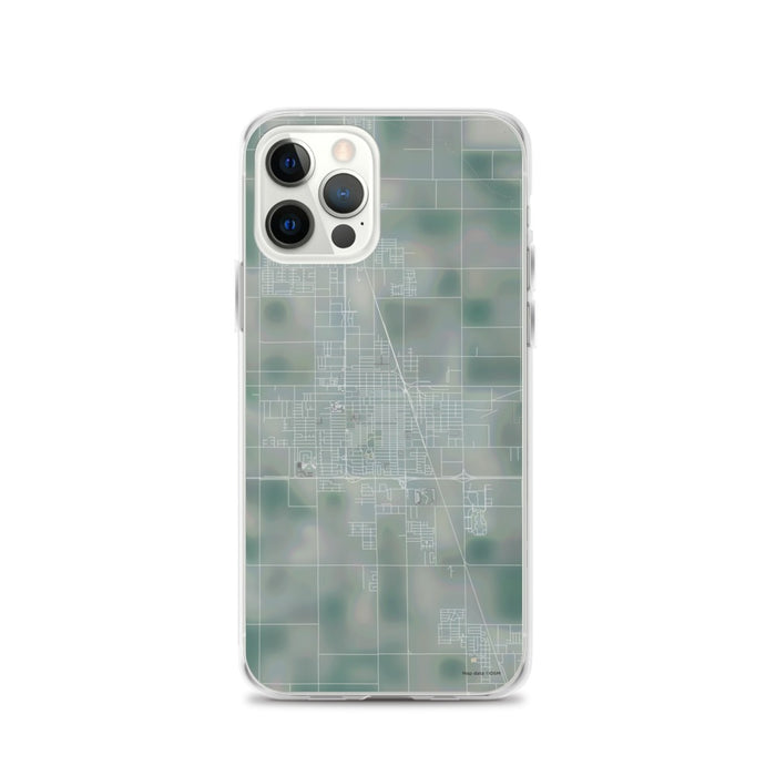 Custom iPhone 12 Pro El Centro California Map Phone Case in Afternoon