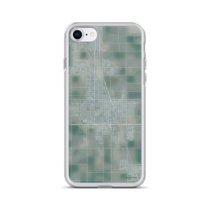 Custom iPhone SE El Centro California Map Phone Case in Afternoon
