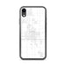Custom iPhone XR El Centro California Map Phone Case in Classic