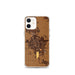 Custom iPhone 12 mini El Centro California Map Phone Case in Ember