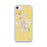 Custom iPhone SE El Centro California Map Phone Case in Woodblock