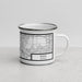 Right View Custom Elgin Illinois Map Enamel Mug in Classic
