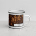 Right View Custom Elgin Illinois Map Enamel Mug in Ember