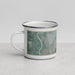 Left View Custom Elk Grove California Map Enamel Mug in Afternoon