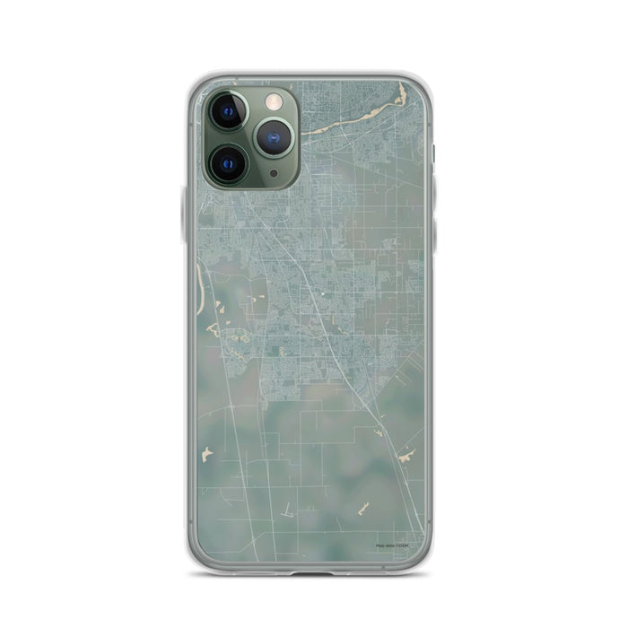 Custom iPhone 11 Pro Elk Grove California Map Phone Case in Afternoon